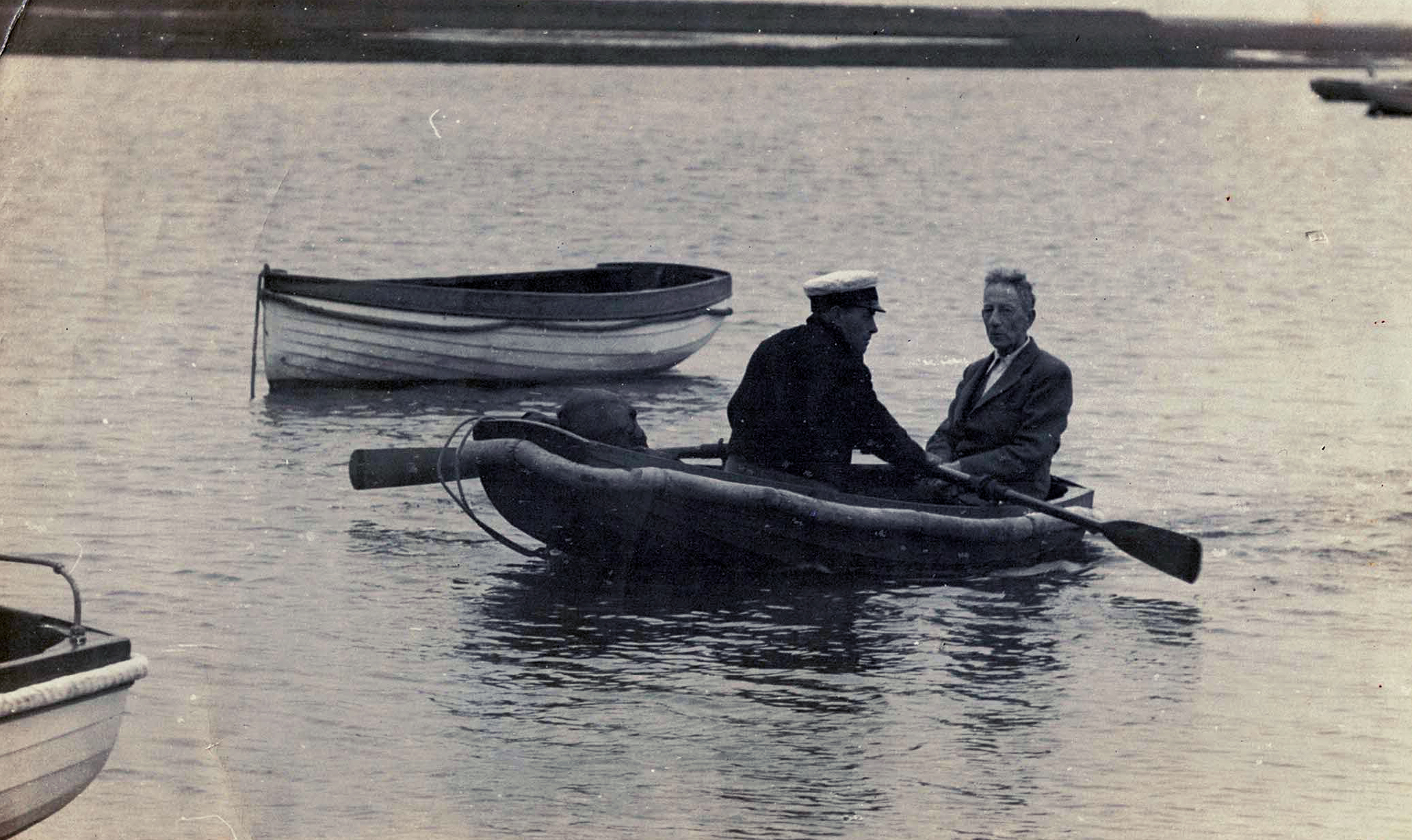 Alfred Halls (rowing) and Charlie Foster approx 1938
